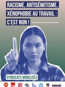 Racisme, xénophobie au travail : C'EST NON !